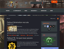 Tablet Screenshot of fallout-generation.com